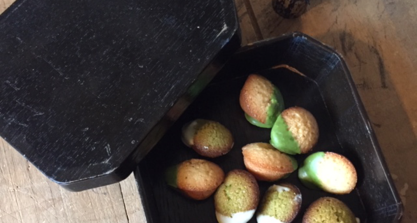 Financiers au Matcha et chocolat blanc