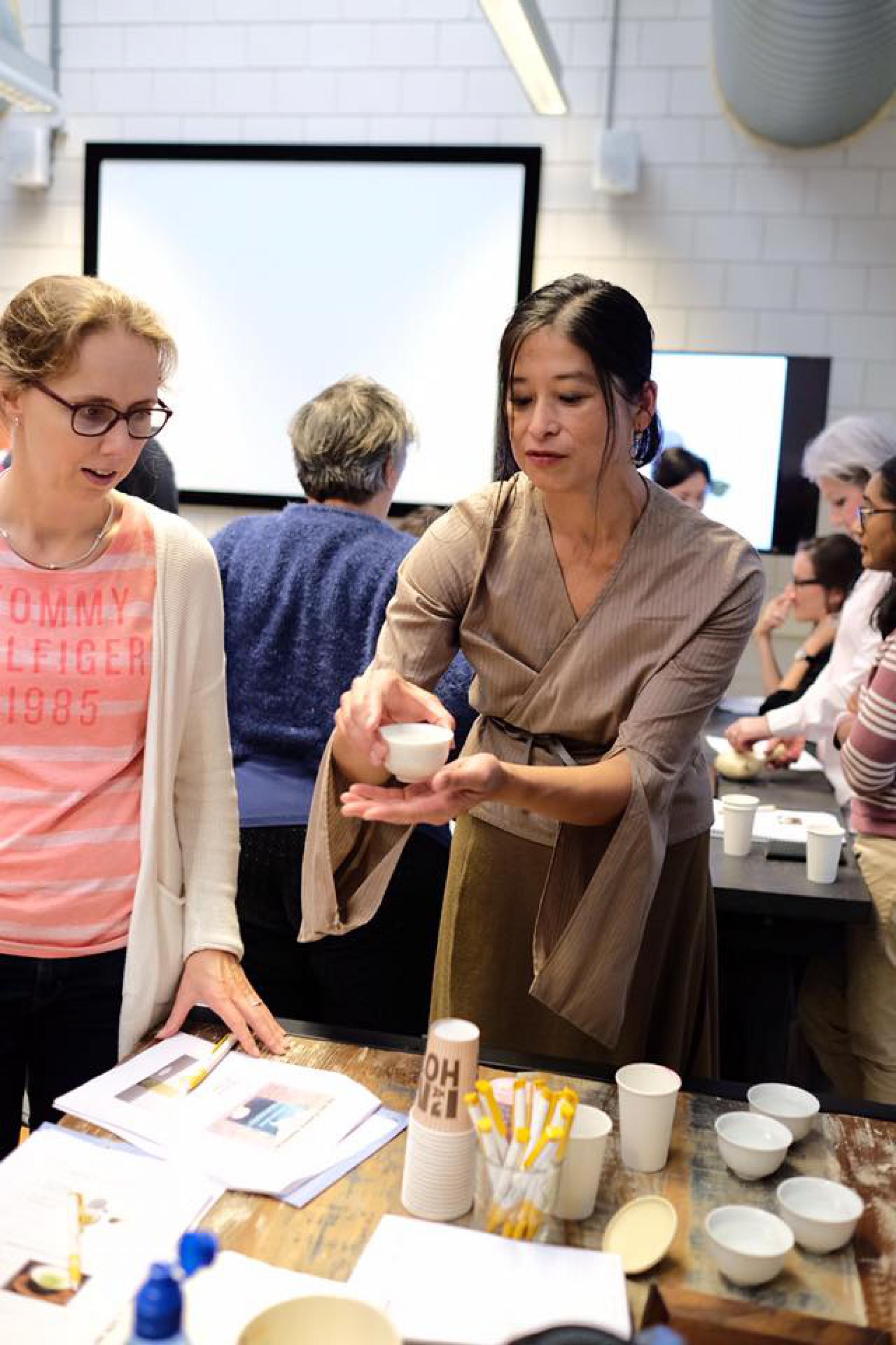 Séminaire thé vert japonais à l'ITC Academy - La Haye - Pays-Bas