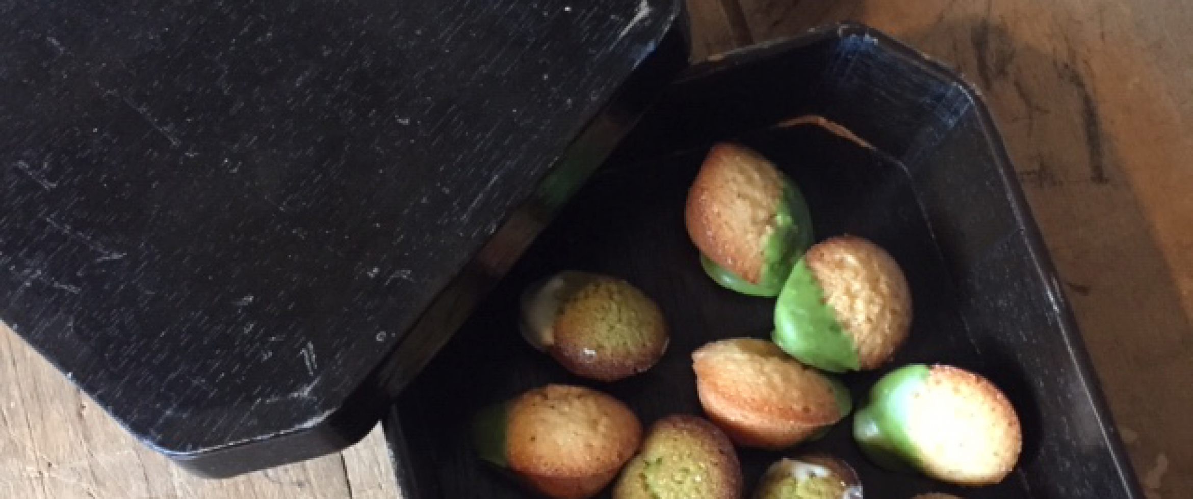 Financiers au Matcha et chocolat blanc